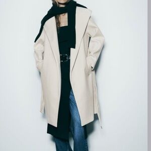 Zara Soft Hooded Coat